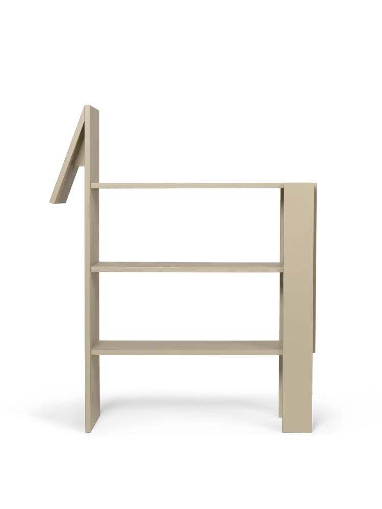 Bücherregal Pferd beige