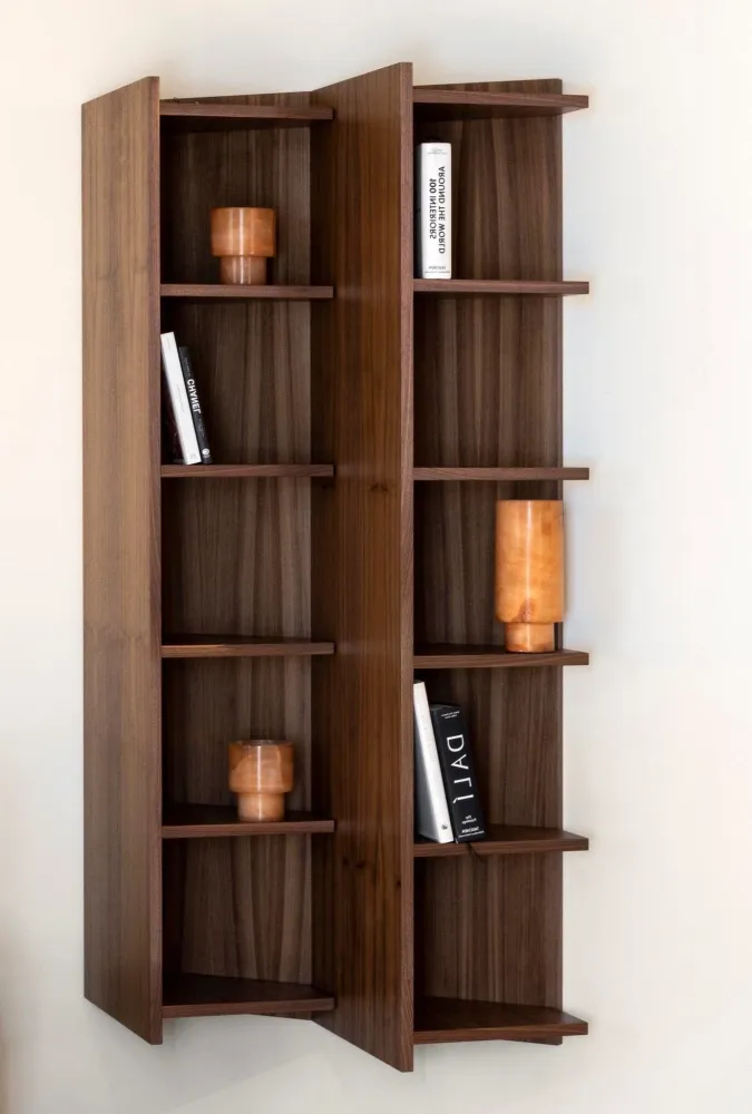 Dôme Deco Etah Bücherregal ST3-W1/BR von instylior