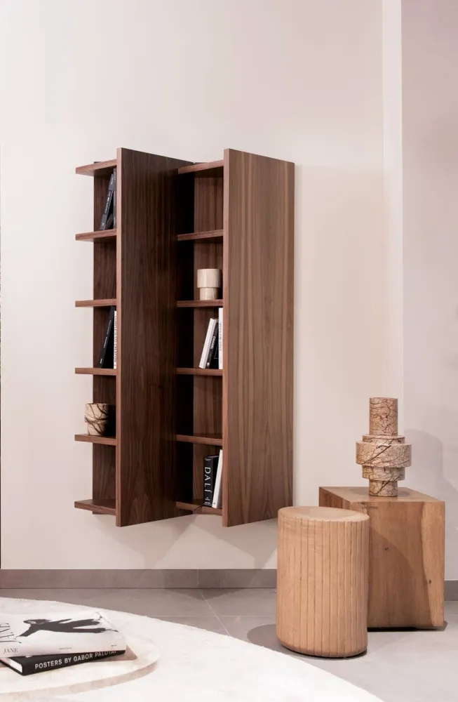 Dôme Deco Etah Bücherregal ST3-W1/BR von instylior