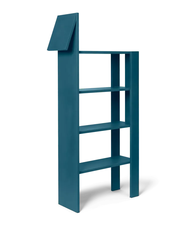 Ferm Living - Giraffe Bücherregal - dunkelblau