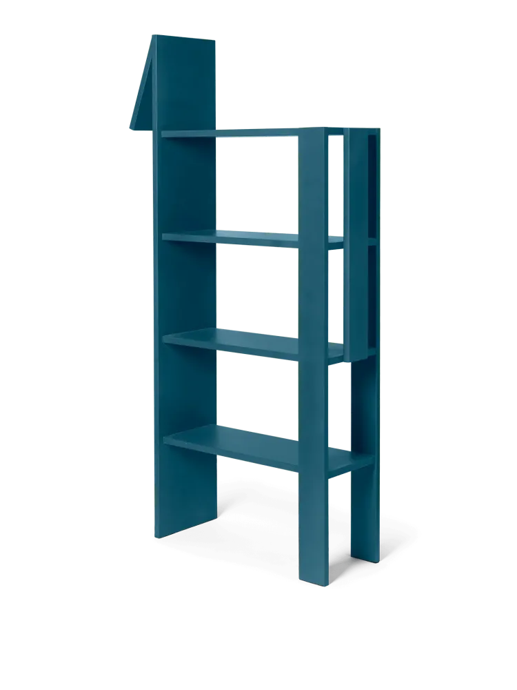 Ferm Living - Giraffe Bücherregal - dunkelblau