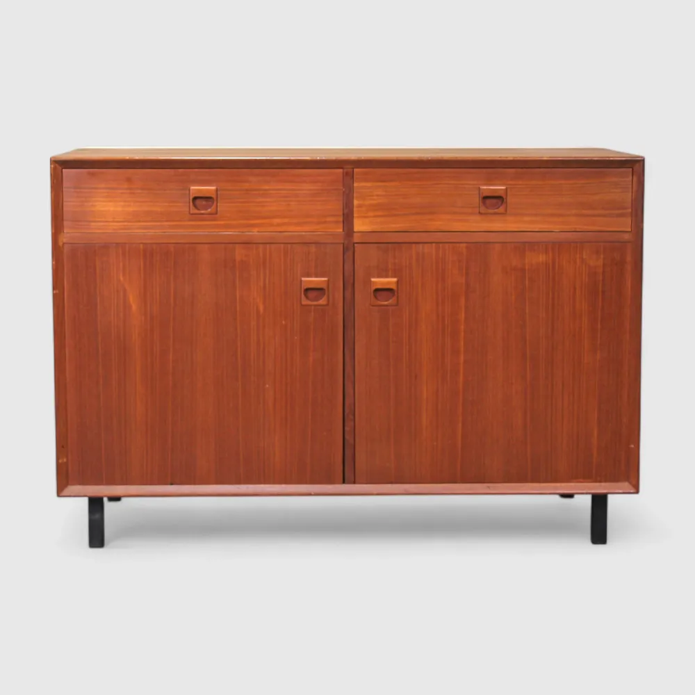 Vintage Bücherregal, Hängeschrank, Highboard - zweiteilig, 1960er Jahre | 01264