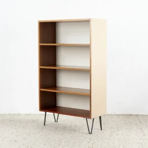 Vintage Bücherregal Regal Holz Nuss
