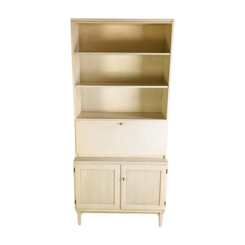 Vintage Sekretär Svante Skogh Bücherregal Schrank shabby Midcentury