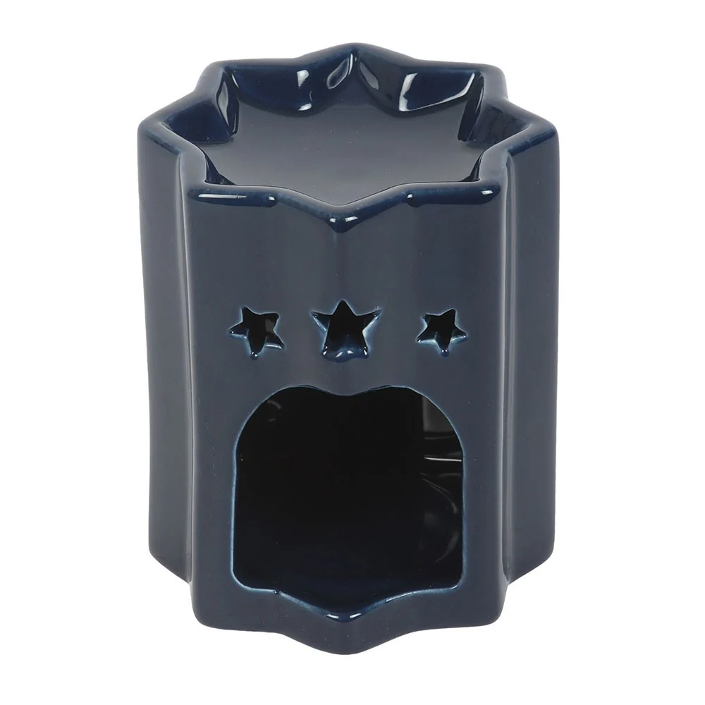 Teelichthalter Blue Star Weihnachtsdeko vintage
