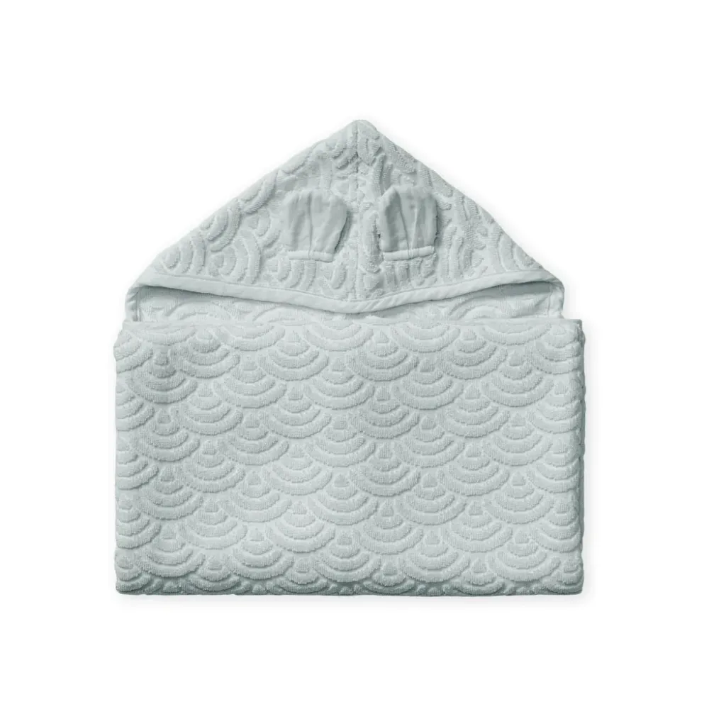 Cam Cam Copenhagen - Junior Badcape mit Oortjes - Grau
