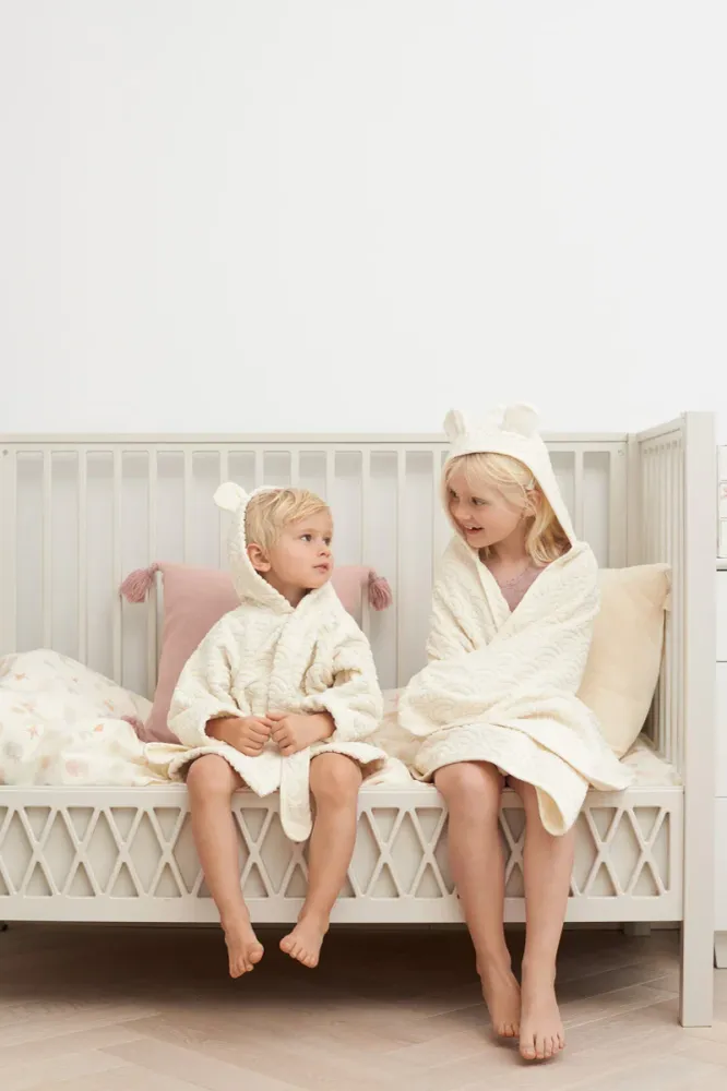 Cam Cam Copenhagen - Junior Badcape mit Oortjes - Grau