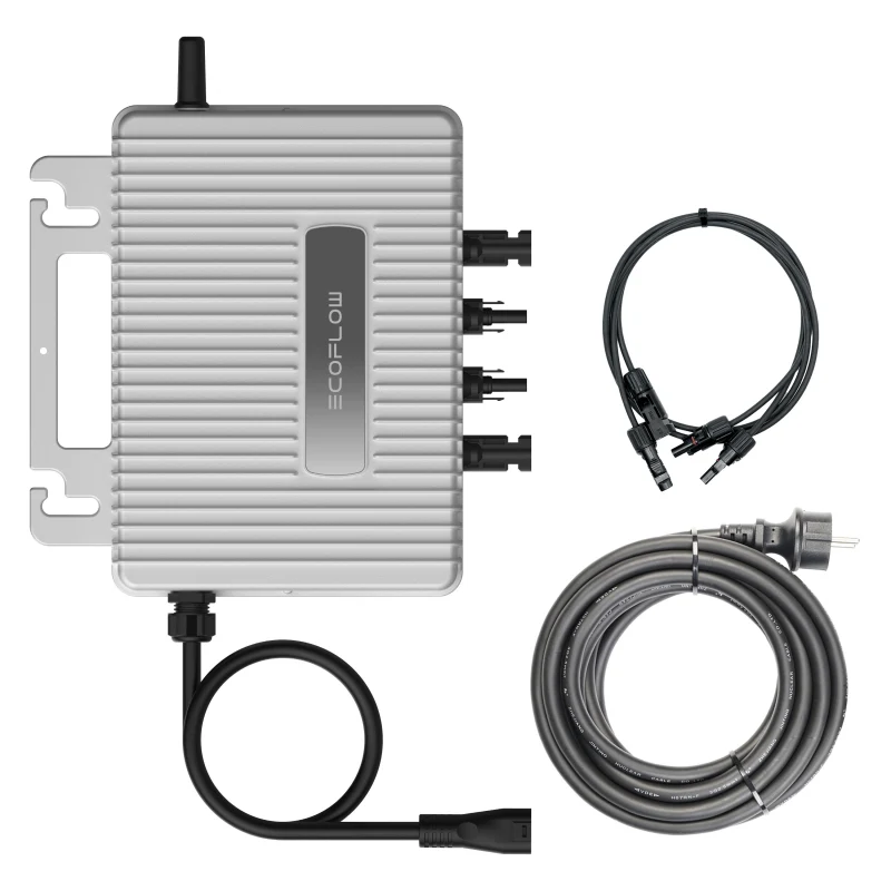 EcoFlow STREAM Mikrowechselrichter 800W mit PV und AC Kabel