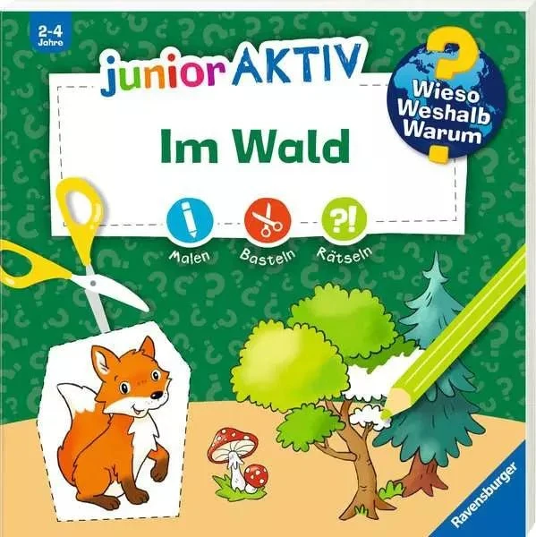 Kreativblock – junior AKTIV: Im Wald – ab 2 Jahren