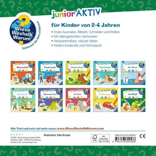 Kreativblock – junior AKTIV: Im Wald – ab 2 Jahren