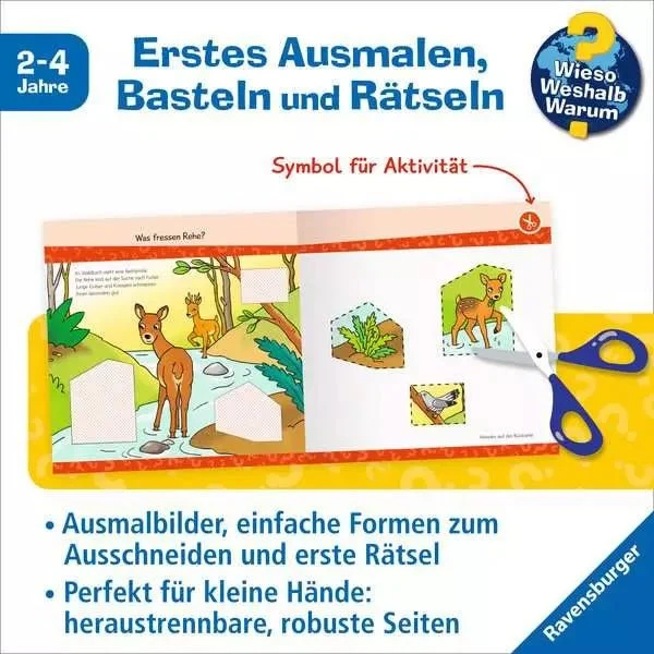 Kreativblock – junior AKTIV: Im Wald – ab 2 Jahren