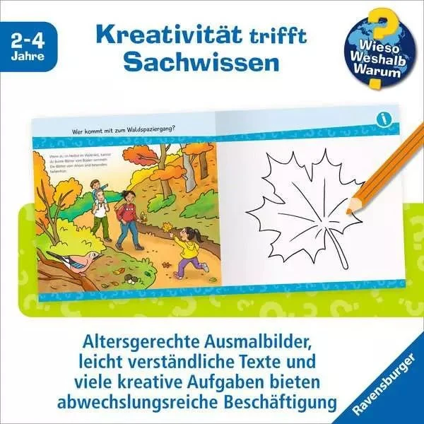Kreativblock – junior AKTIV: Im Wald – ab 2 Jahren