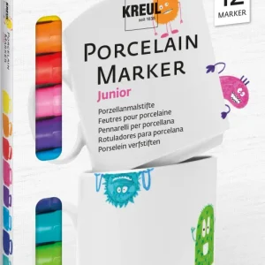 KREUL Porcelain Marker Junior – 12er Set (Medium)