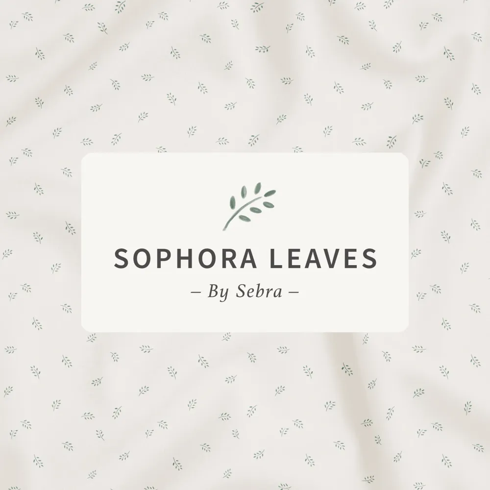 Percale Junior Bettwäsche (NO maßen) - Sebra Sleep - Sophora Leaves