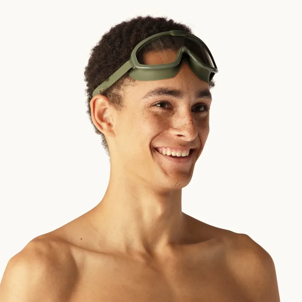 Petites Pommes Schwimmbrille - Hans Brille - Junior/Erwachsene - Cannes Blue