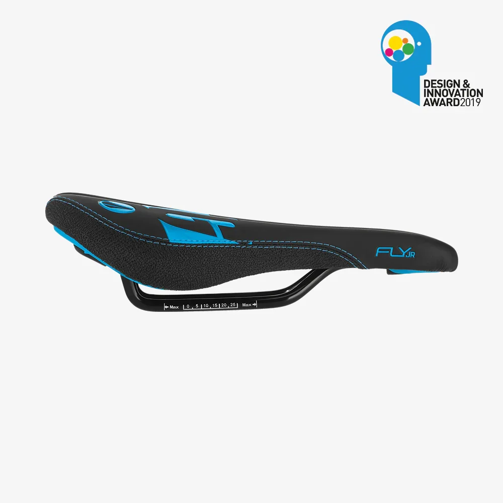 SDG FLY Junior Sattel Schwarz/Blau