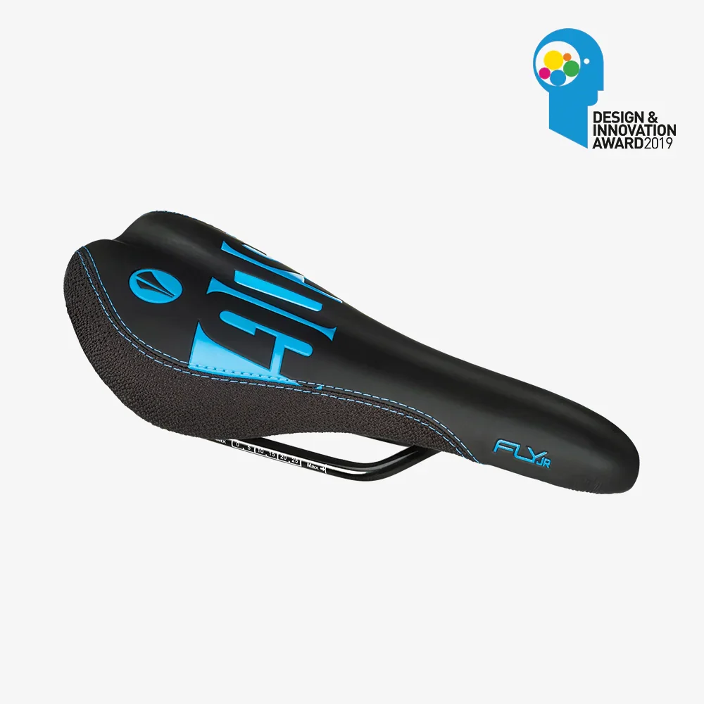 SDG FLY Junior Sattel Schwarz/Blau