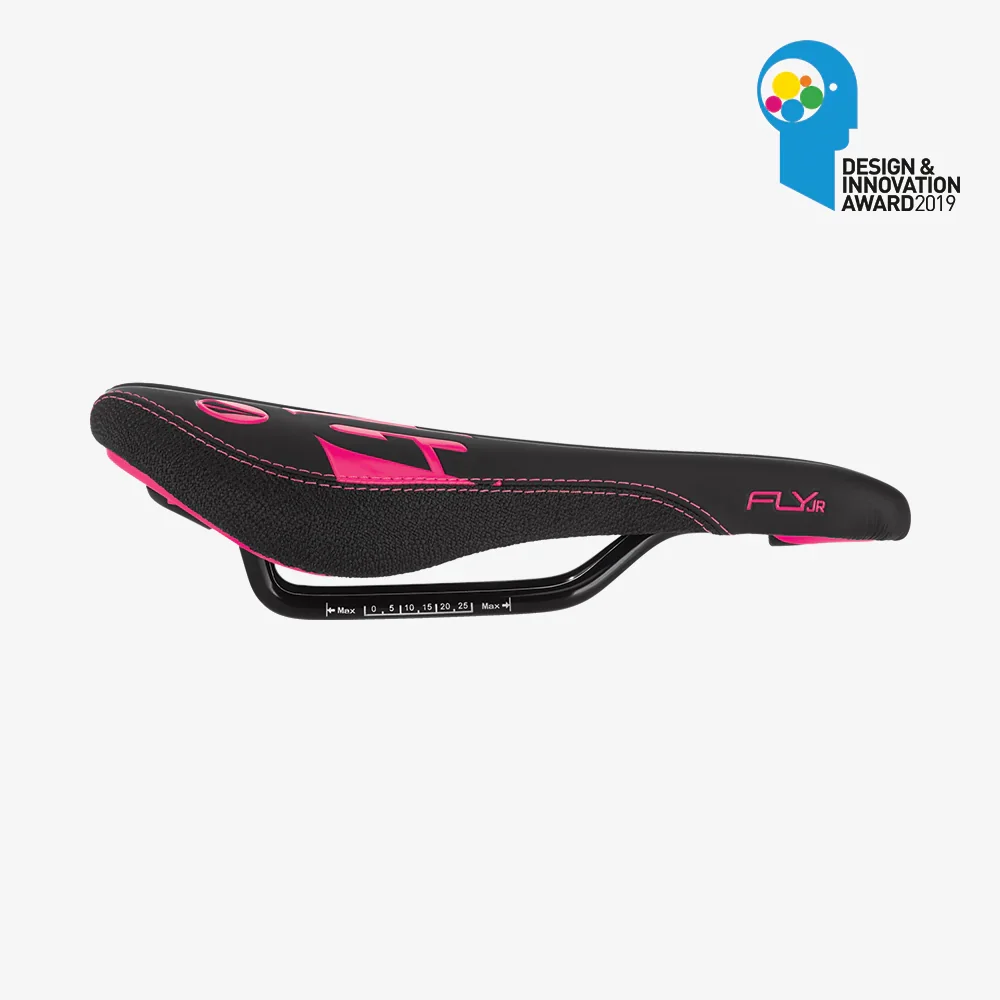 SDG FLY Junior Sattel Schwarz/Pink