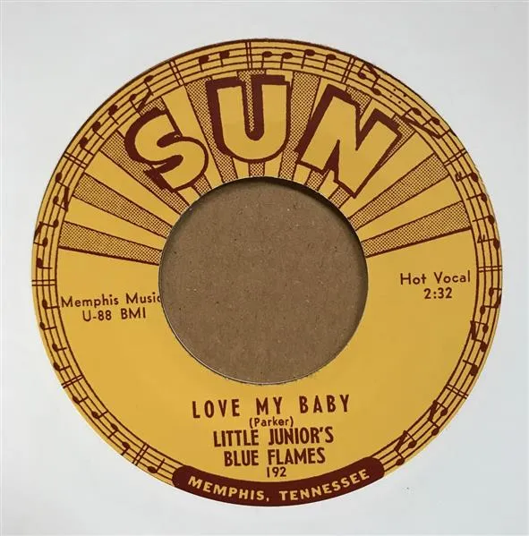 Single - Little Junior's Blue Flames - Mystery Train; Love My Baby