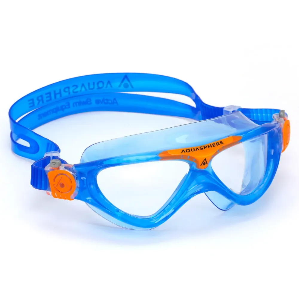 Vista Junior - Schwimmbrille - Kinder - Klare Linse - Blau/Orange
