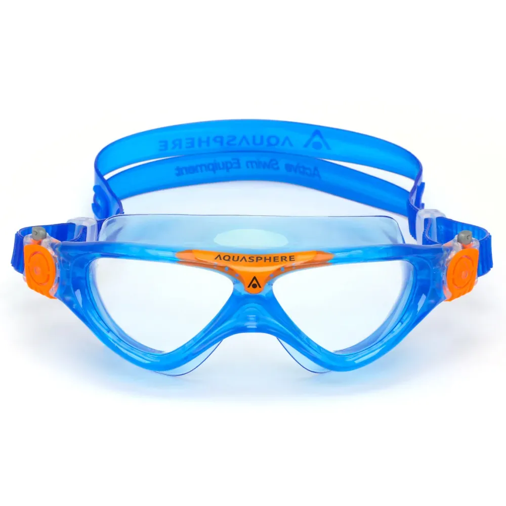 Vista Junior - Schwimmbrille - Kinder - Klare Linse - Blau/Orange