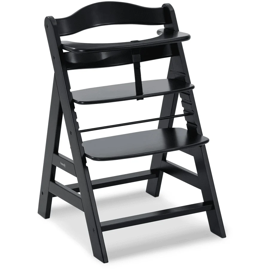 B-Ware Hauck Hochstuhl Alpha Plus Black Kinderstuhl Baby Stuhl Kinderhochstuhl Buche