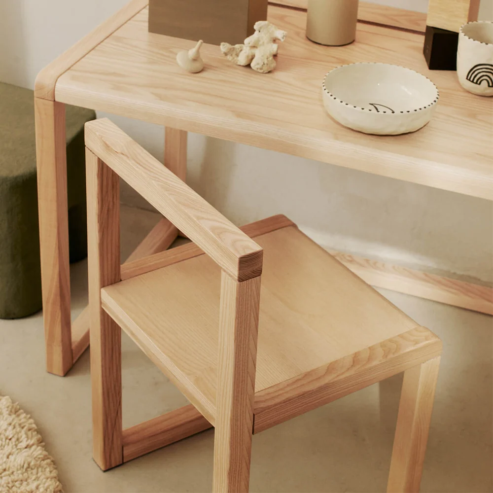 Ferm Living Little Architect Kinderstuhl Ash