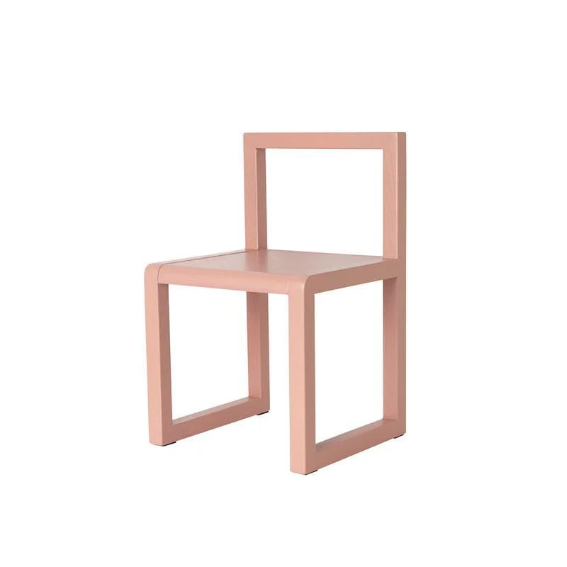 Ferm Living Little Architect Kinderstuhl Rosa