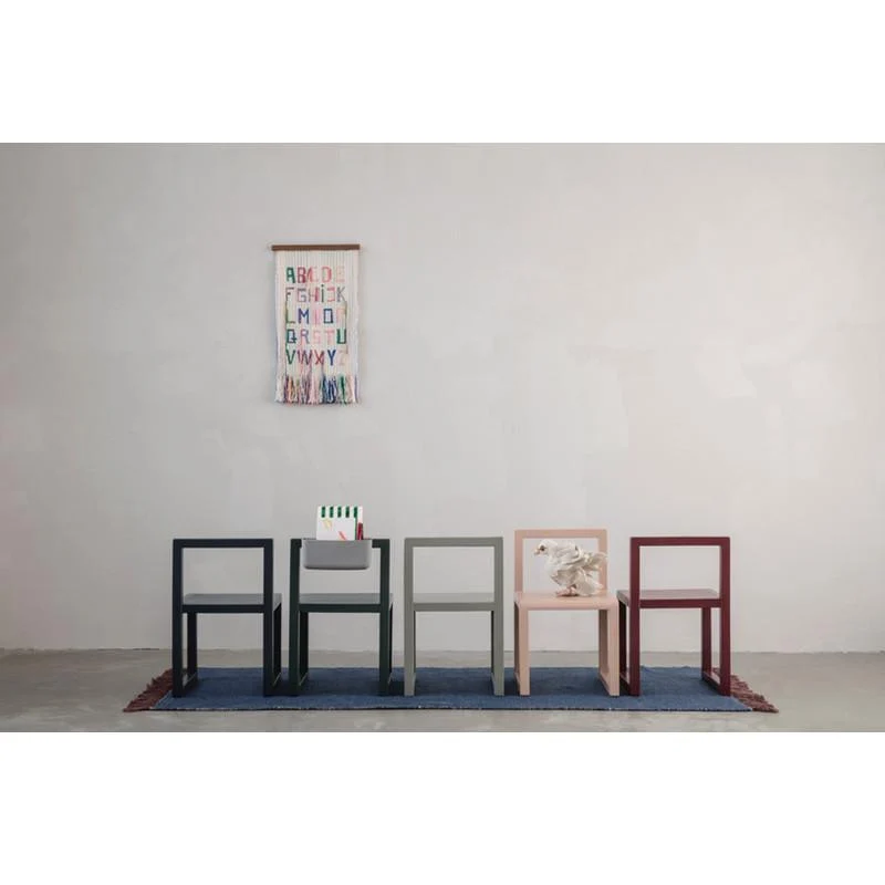 Ferm Living Little Architect Kinderstuhl Rosa