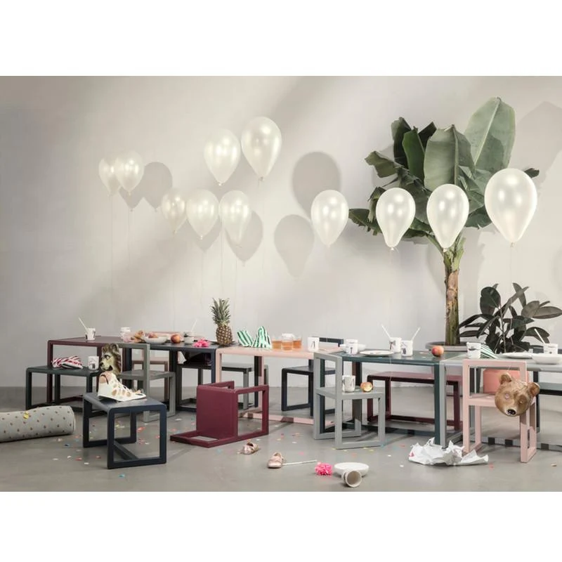 Ferm Living Little Architect Kinderstuhl Rosa