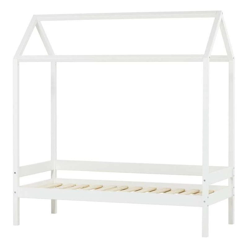 Hoppekids ECO Comfort - Hausbett - 70x160 cm. - Weiß