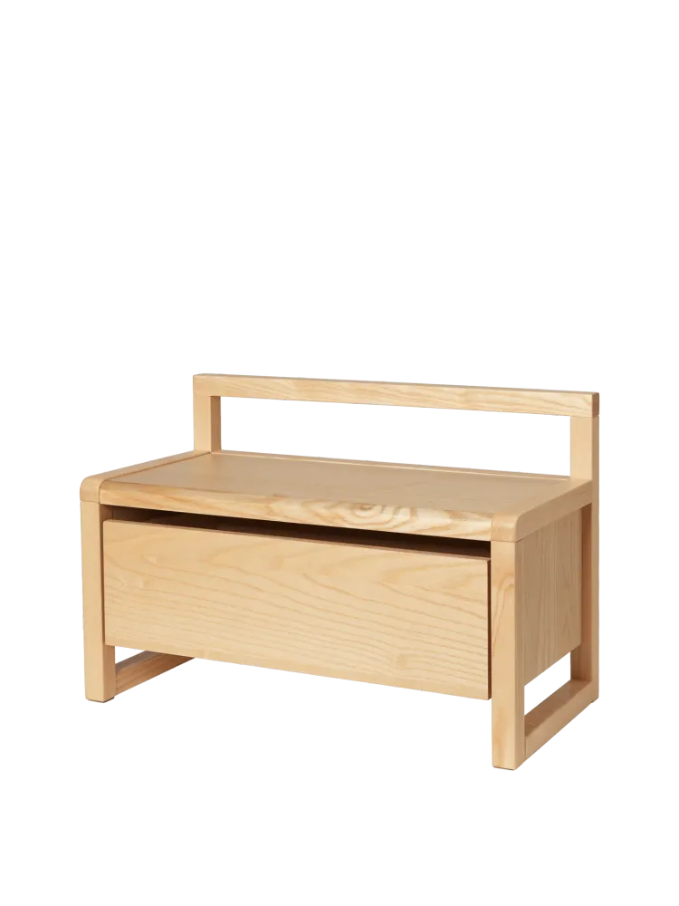Little Architect Storage Bench - Ash