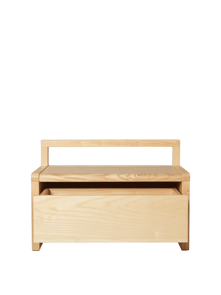 Little Architect Storage Bench - Ash