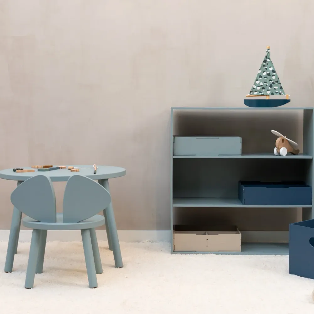 Nofred - Maus -Hochstuhl und Kindertisch -Set - Olive