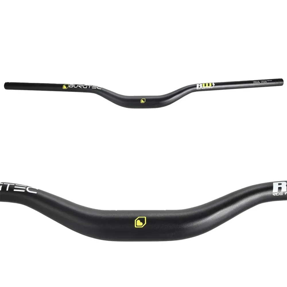 Kleiderbügel BURGTEC RIDE WIDE E-BIKE Rise 35mm 800mm Schwarz