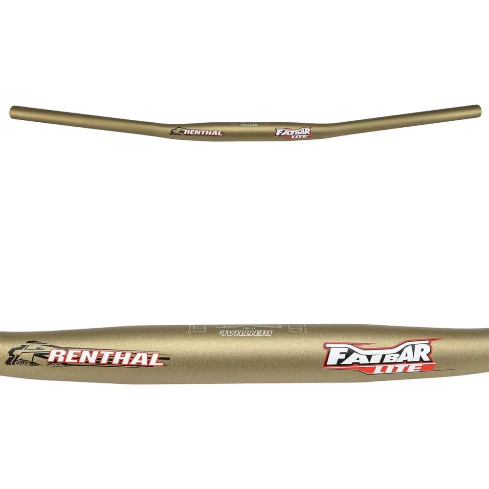 Kleiderbügel RENTHAL FATBAR LITE Rise Plat 780mm Gold