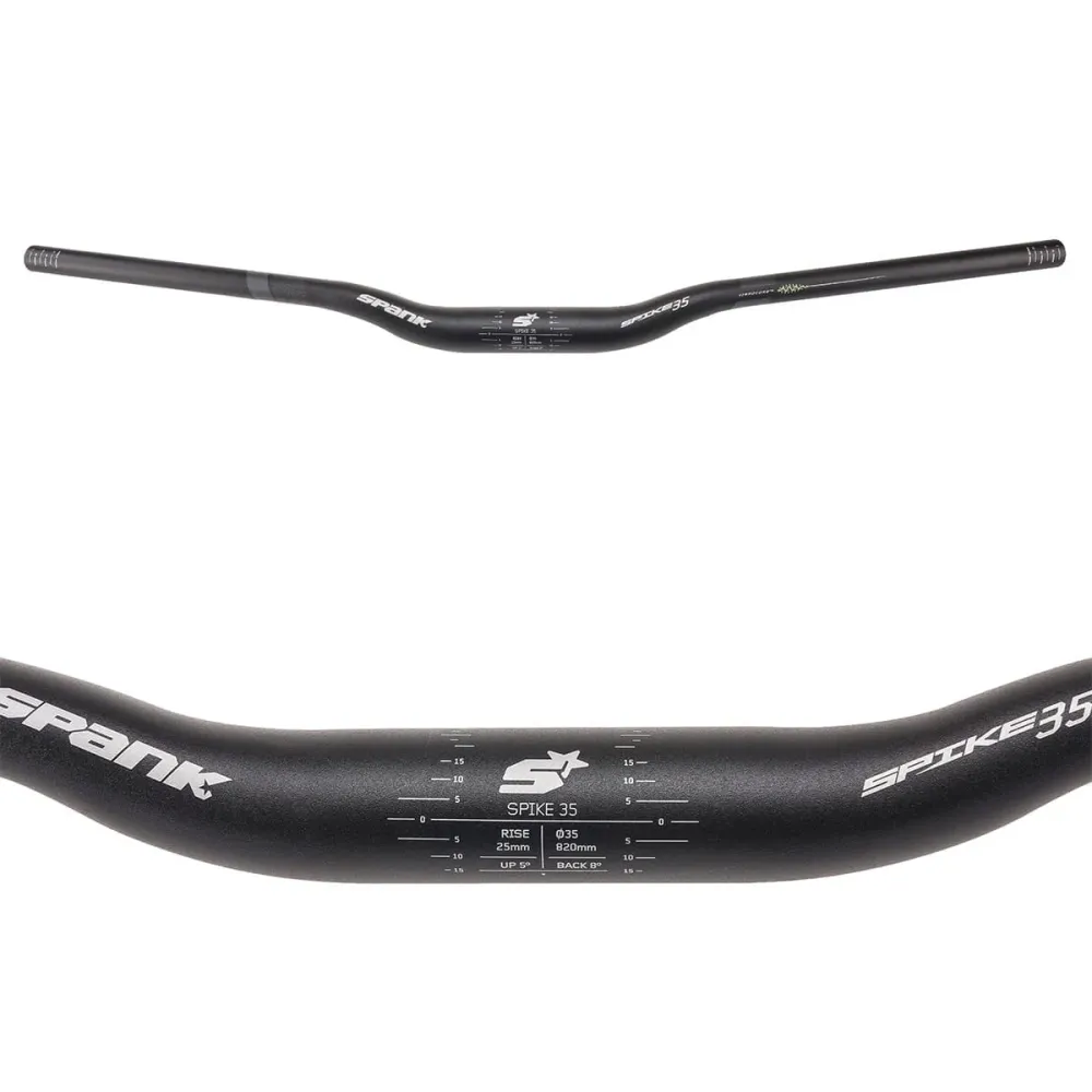Kleiderbügel SPANK SPIKE 35 VIBROCORE Rise 25mm 820mm Schwarz