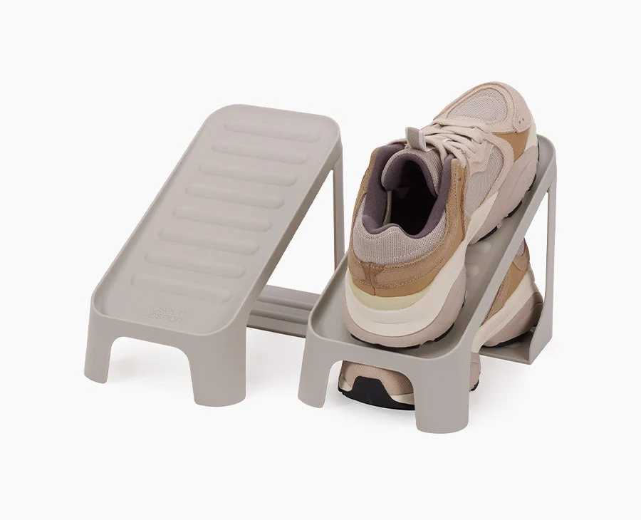Shoe-™ Compact 2-teiliges Schuhregal Ecru