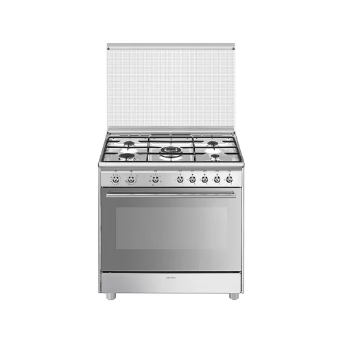 90 cm Edelstahl-Gasherd SMEG SX91SV9