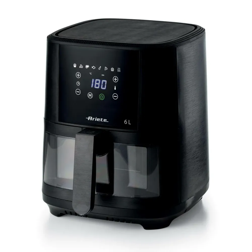 Heißluftfritteuse Ariete 4626 Schwarz 6 L 1300 W
