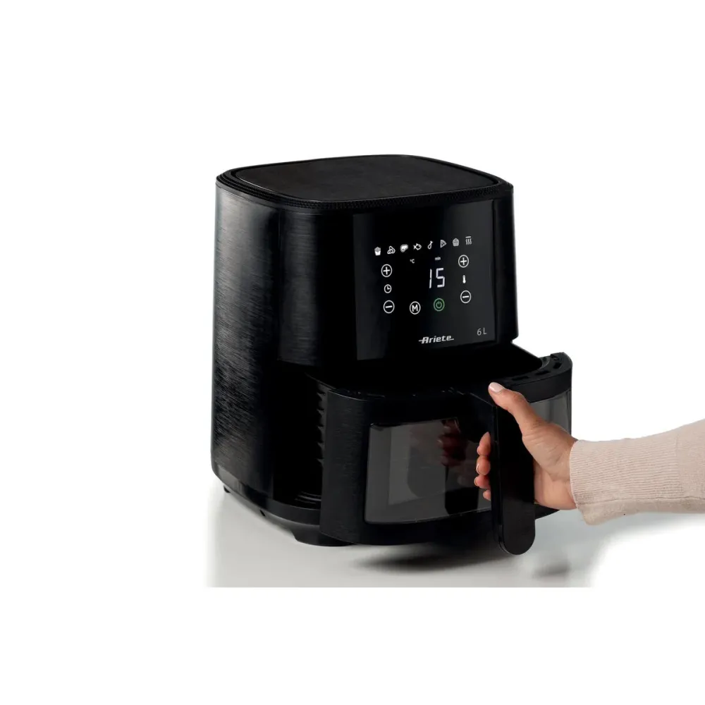 Heißluftfritteuse Ariete 4626 Schwarz 6 L 1300 W