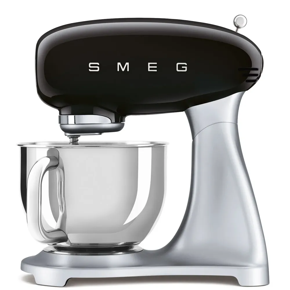 Smeg Küchenmaschine Standard 'Schwarz' SMF02BLEU