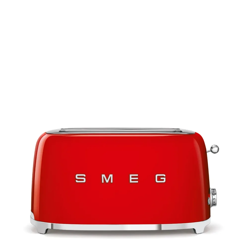 Smeg Toaster 2x4 'Rot' TSF02RDEU