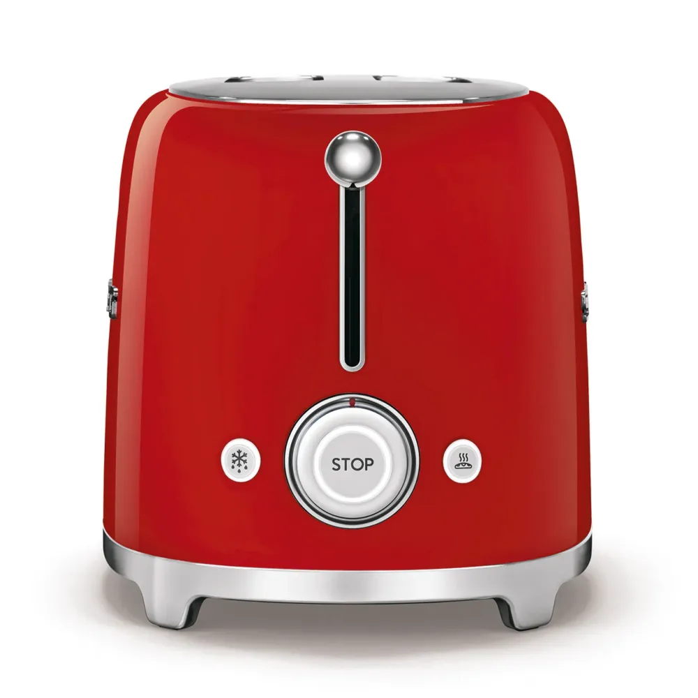 Smeg Toaster 2x4 'Rot' TSF02RDEU
