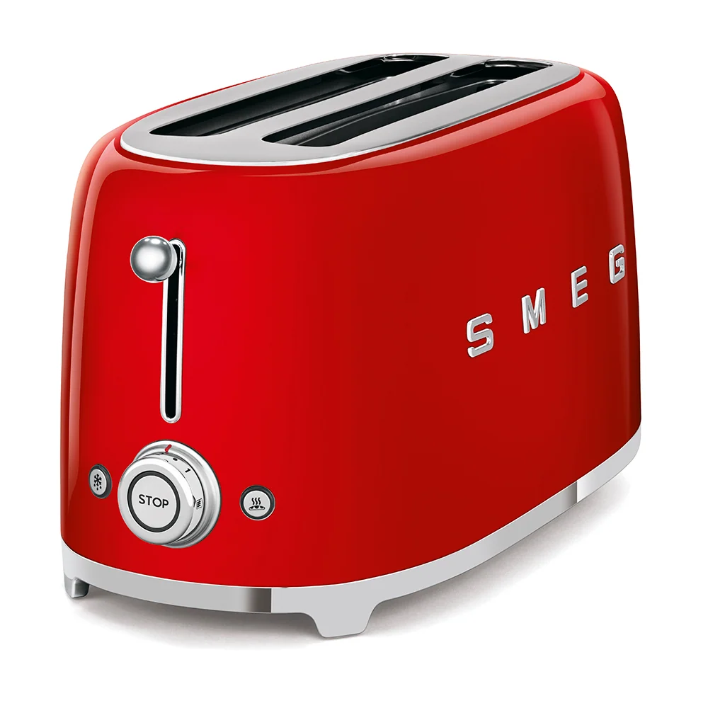 Smeg Toaster 2x4 'Rot' TSF02RDEU