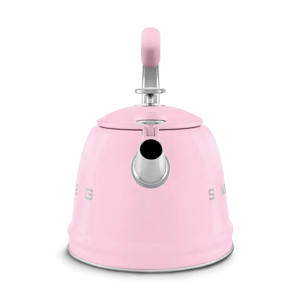 SMEG Wasserkocher mit Pfeiffunktion 2,3 l, „Pink“, Modell WKF01PK