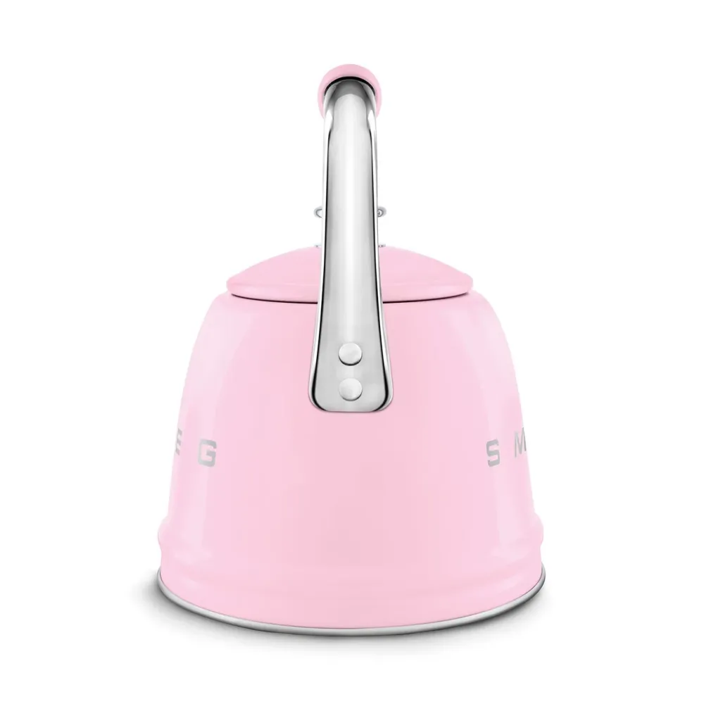 SMEG Wasserkocher mit Pfeiffunktion 2,3 l, „Pink“, Modell WKF01PK