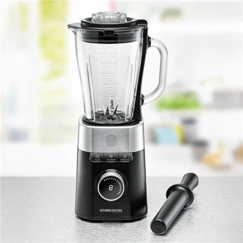 Standmixer Rommelsbacher MX 1260 (schwarz/Edelstahl, 1200 W, 1,5 Liter)