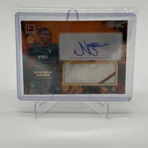 2024-25 Topps Inception Bundesliga Noahkai Banks Autograph Match-Worn Relic /25