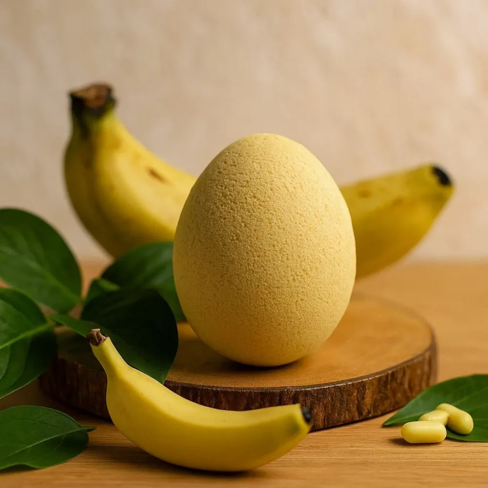 Badebomben 6er-Pack Bananen-Eier